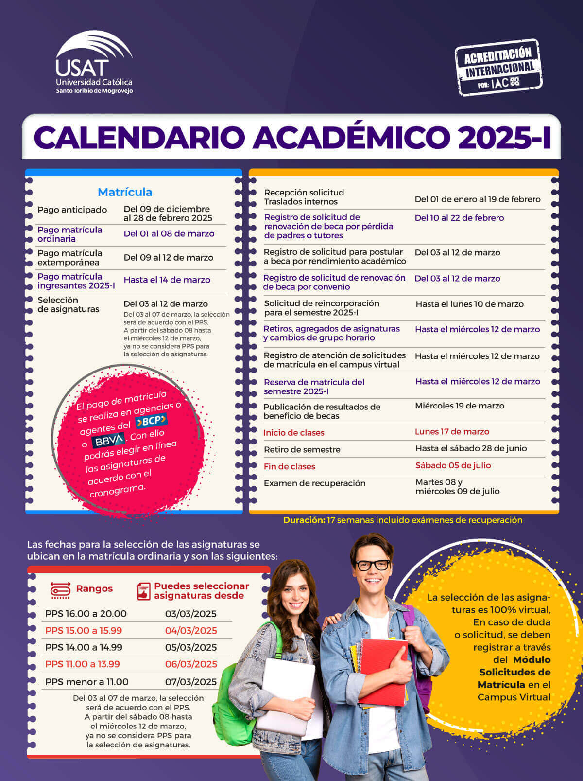 Calendario académico