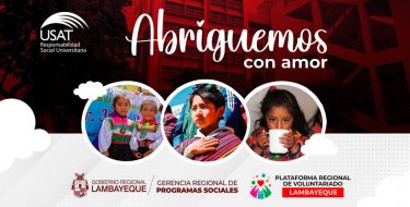 USAT se suma a campaña regional ‘Abriguemos con amor’