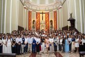 Capellanía USAT realiza ceremonia de recepción de sacramentos