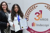 Indecopi entrega medalla de plata a egresada USAT ganadora en la Exposición Internacional de Inventos de Mujeres- KIWIE 2024