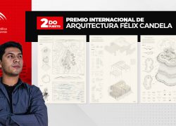 Estudiante de Arquitectura USAT ocupa segundo puesto en el Premio Internacional Félix Candela- Edición 2024