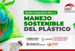 USAT realiza cuarta sesión educativa “Manejo Sostenible del Plástico”