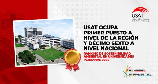 USAT continúa liderando el ranking de sostenibilidad ambiental 2024 en la región