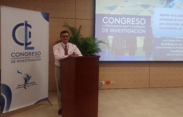 Docente USAT es ponente en I Congreso Latinoamericano y Caribeño de Investigación desarrollado en Cartagena (Colombia)