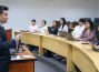 Students from the Faculty of Business Sciences participated in a masterclass on finance in English