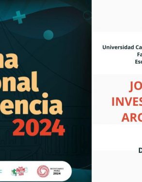 Escuela de Arquitectura USAT organiza Jornada de Investigación en Arquitectura en el marco de la Semana Nacional de la Ciencia