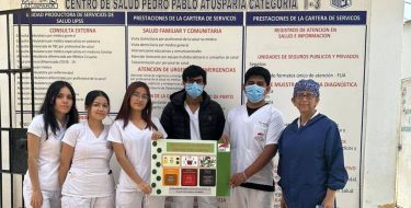 Estudiantes de la Escuela de Medicina USAT presentan propuesta de mejora ambiental en el Centro de Salud Atusparias