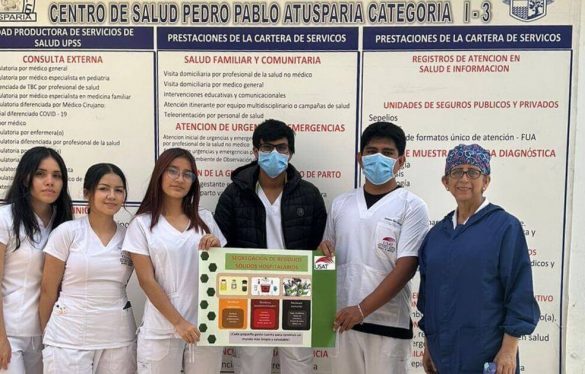 Estudiantes de la Escuela de Medicina USAT presentan propuesta de mejora ambiental en el Centro de Salud Atusparias