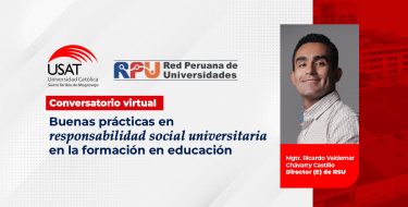 USAT participó en conversatorio virtual “Buenas prácticas en responsabilidad social.