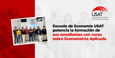 Escuela de Economía USAT potencia la formación de sus estudiantes con curso sobre Econometría Aplicada