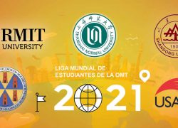 Equipo USAT entre los cinco mejores de la Liga Mundial de Estudiantes de la OMT 2021