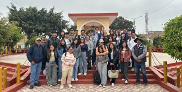 Estudiantes de la Escuela de Contabilidad USAT realizan visitas a zonas comunitarias de Zaña