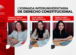 Estudiantes USAT son ponentes en la I Jornada Interuniversitaria de Derecho Constitucional