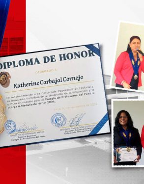 Docente de la Facultad de Humanidades USAT recibe Medalla de Honor del Colegio de Profesores del Perú