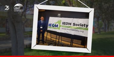 Profesor USAT fue ponente en el 4th South American IEOM Peru Conference