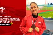 Deportista USAT obtiene medalla de oro en los 25° Juegos Deportivos Nacionales Universitarios 2024 FEDUP