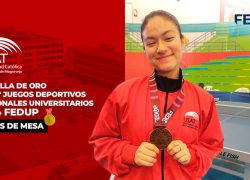 Deportista USAT obtiene medalla de oro en los 25° Juegos Deportivos Nacionales Universitarios 2024 FEDUP